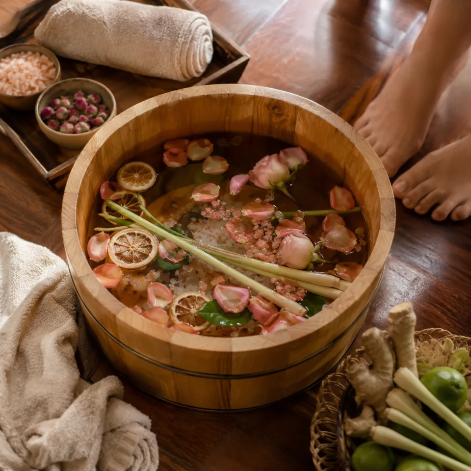 Kệ mỹ phẩm và nến thơm